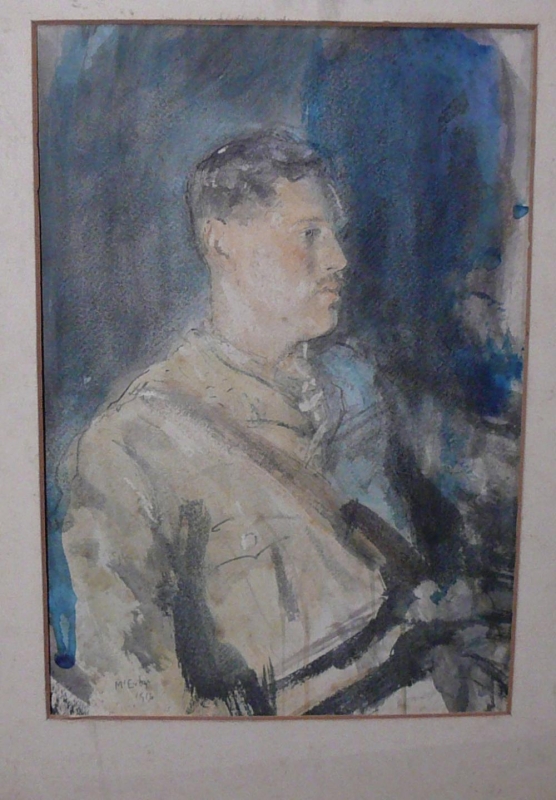 C 25 Portrait of an officer in Uniform
